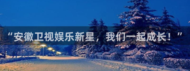 长运平台免费注册：“安徽卫视娱乐新星，我们一起成长！”