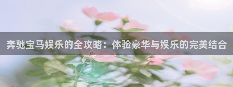 长运平台娱乐：奔驰宝马娱乐的全攻略：体验豪华与娱乐的完美结合